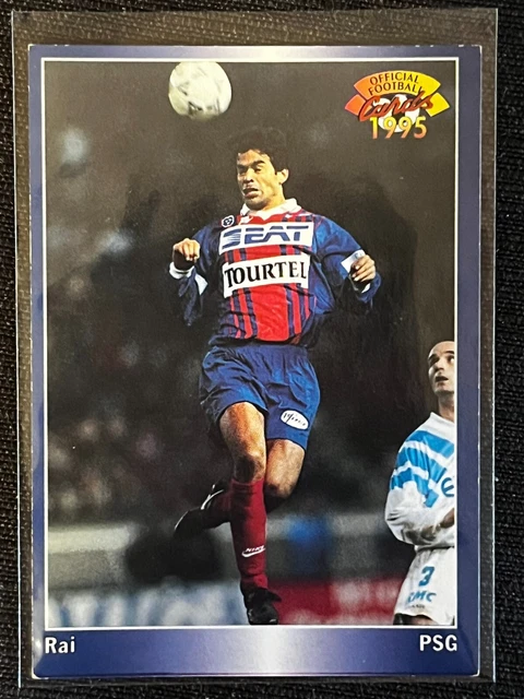 Carte Panini George Weah – PSG 1994 – État Poor (non Gradée)