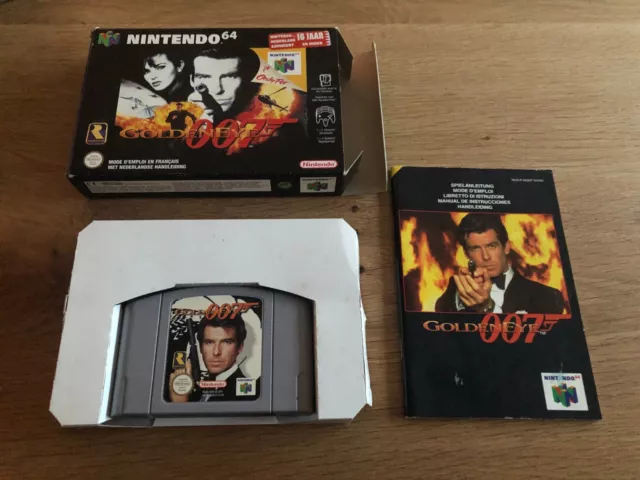 Goldeneye James Bond 007 Nintendo 64 Jeu Boite Complet N64 Game FAH 2