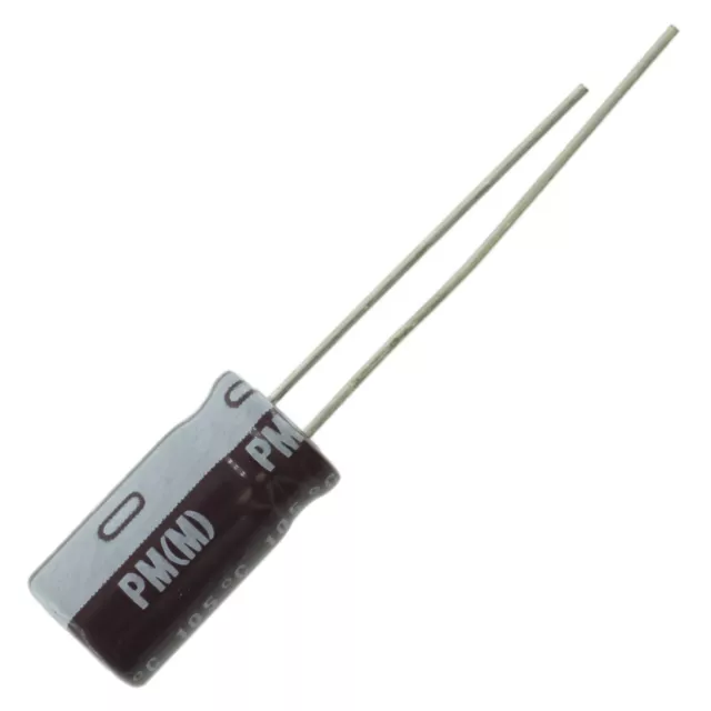 Nichicon PW series 105C electrolytic capacitor, fresh stock, 8200 uF @ 16 VDC