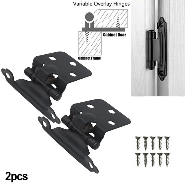 Lot de 2 charni??res auto-fermantes de haute qualit?? pour armoires de cuisine e