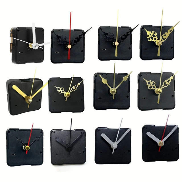 F Fityle Mécanisme De Mouvement D'horloge Murale Bricolage Remplacement De Mouvement D'horloge à Pendule Avec Boîte à Carillon De Musique Avec Mains Pour, Style F