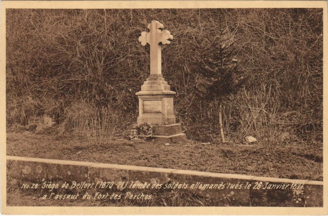 CPA Siege de BELFORT Tombe des Soldats allemand GUERRE MILITAIRE 1870 (47318)