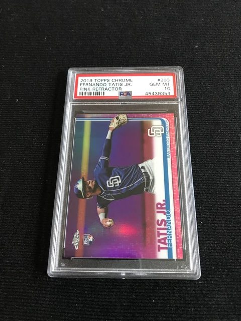 FERNANDO TATIS JR. 2019 Topps Chrome #203 Pink Refractor Rookie