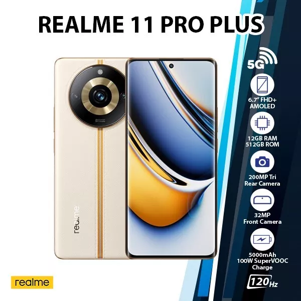 Realme 11 Pro 5G 8GB/256GB Dual Sim Beige