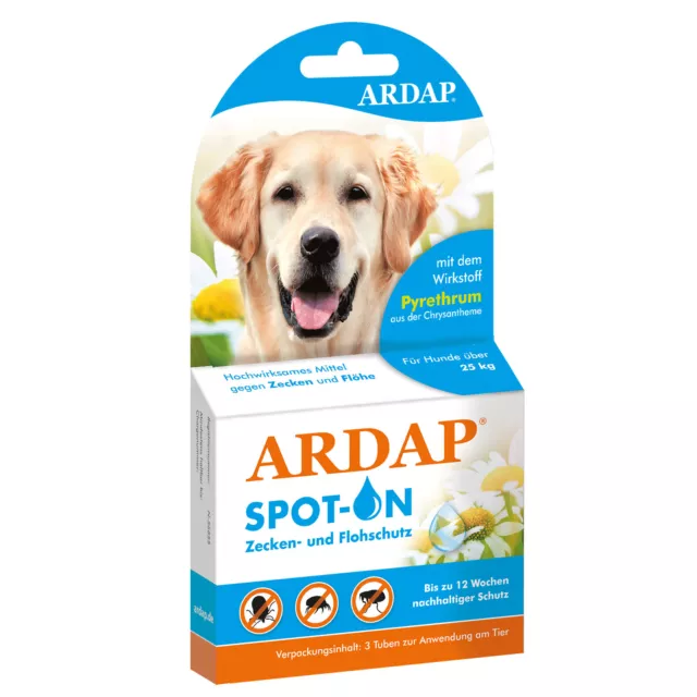 Ardap Spot-On für Hunde über 25 kg    3 x 4.0 ml (2199,00€/1l)