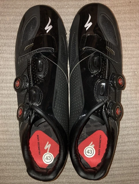 Specialized S-Works Road Cycling Shoes. UK Size 8.6/43. Fits Like 42.5. Ex Cond.