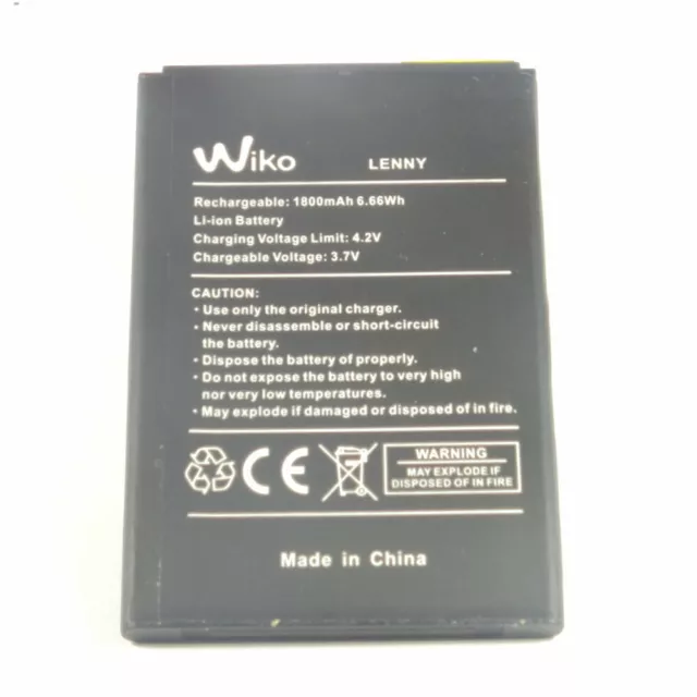 Batterie De Remplacement Neuve Pour Wiko Lenny, Lenny 2 Lenny 3 Jerry 5030