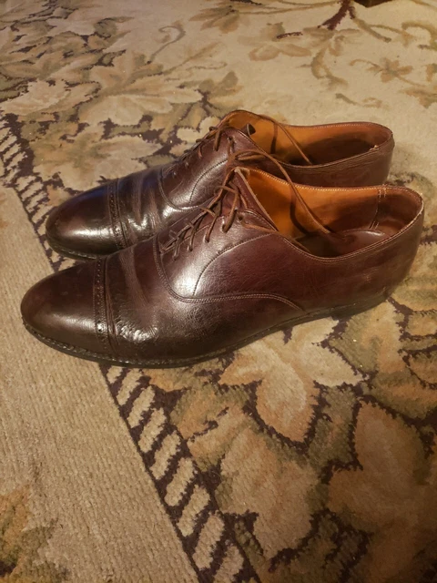 Brooks Brothers The Curzon Cap Toe Shoes Men 10US 43E EU Brown M16418 Brooks Brothers The Curzon Cap Toe Shoes Men main image 4