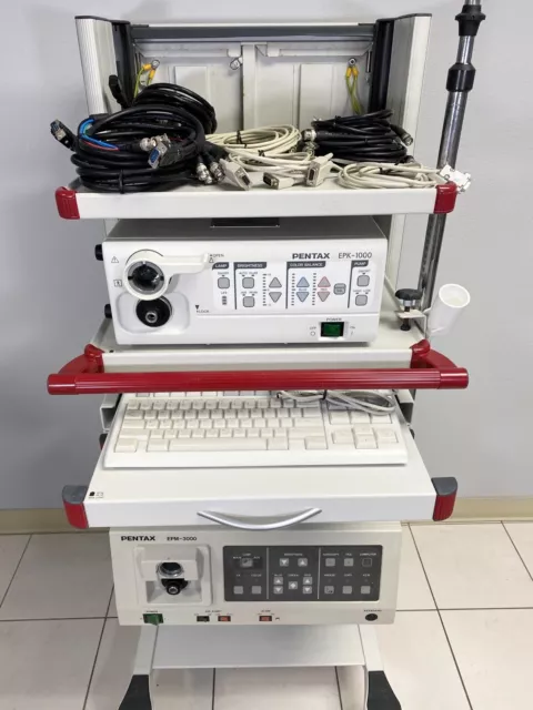 Pentax Endoscopy Tower EPK-1000, PSE-2200, EPM-3000 / Video Endoscopy System 3