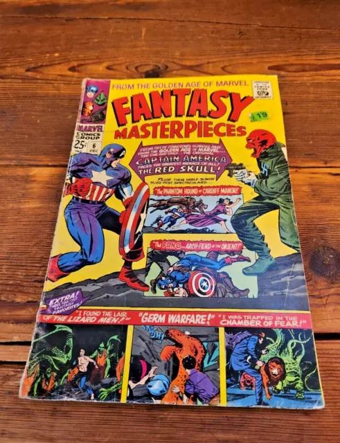 Fantasy Masterpieces #6 Silver Age Marvel Comics December 1966 Captain America