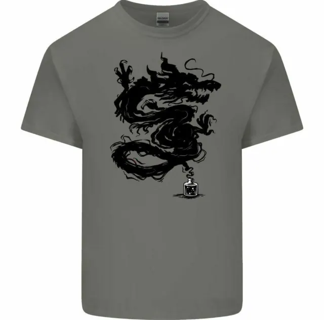 Ink Dragon Tattoo Men's T-Shirt Tattooist Biker Gothic