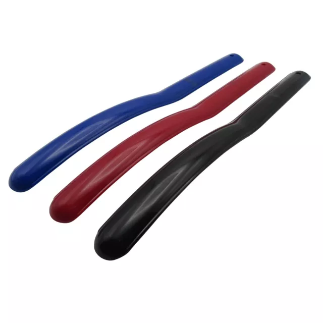 Long Handled Horse Sweat Scraper (Plastic Grooming Tool Red Blue Black)