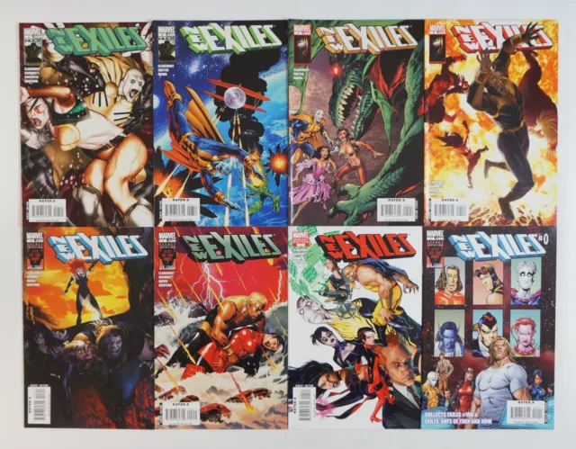 New Exiles #0 & 1-18 VF/NM complete series + Annual Marvel Chris Claremont set