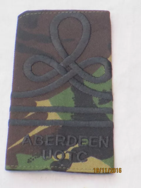 Aberdeen Uotc , University Officer Training Corps, Senior Under Officer, DPM