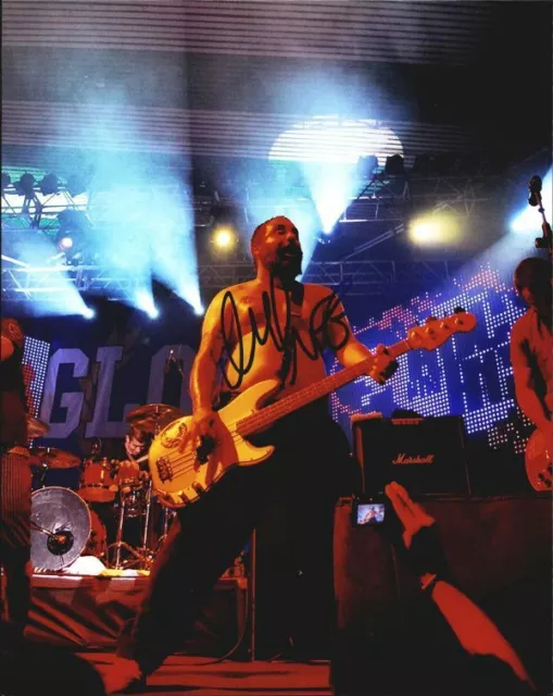 Ian Grushka New Found Glory Authentic signed  8x10 photo |CERT Autographed 326-b