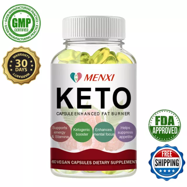 Píldoras de desintoxicación de dieta Keto 60 cápsulas - suplementos de cetosis quema grasa y casillero de carbohidratos