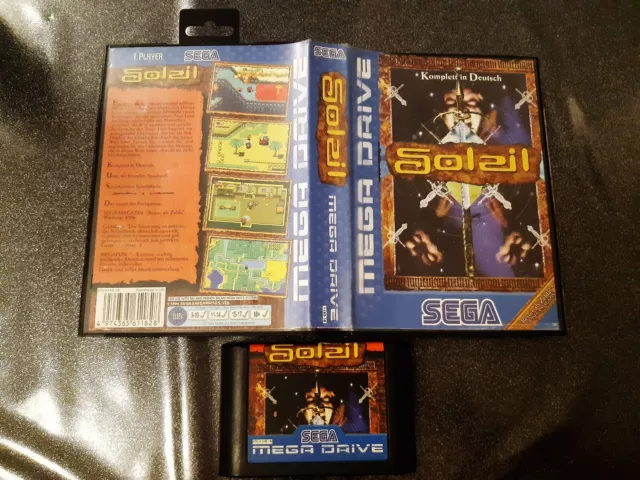 soleil sega megadrive en boite sans notice german deutshe PAL 100% original