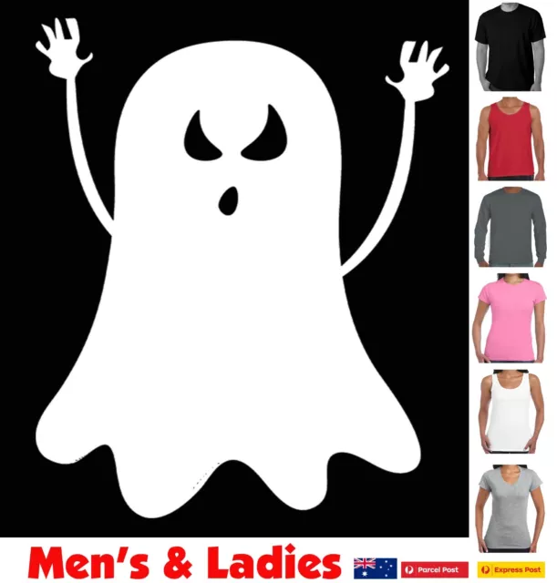 Ghost T Shirt Halloween T shirts Funny Tee's Mens Ladies T shirt t-shirts tshirt