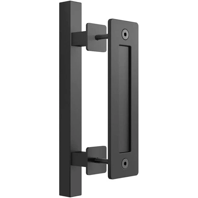 Large Door Handles and Pulls Pull and Flush Barn Door Handle  Sliding Barn