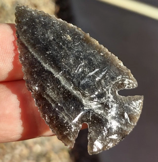 modern arrowhead 2&1/8" New Mexican Obsidian