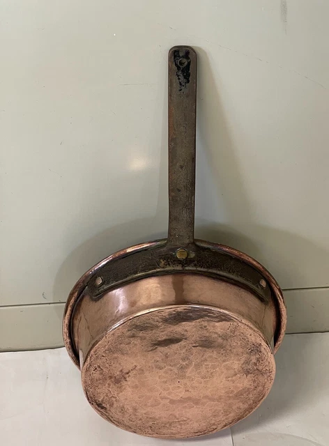 Vogue Tri-Ply Copper Saute Pan – 200 Mm Flared Design, Even Heat Distribution