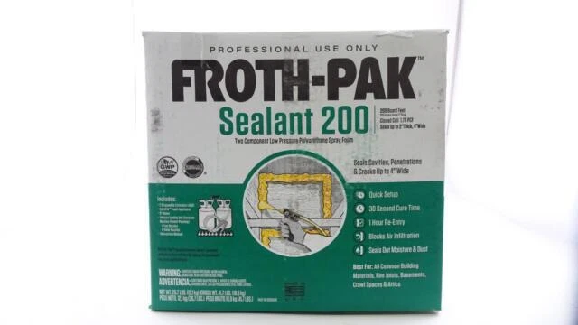 200 Spray Foam Sealant Kit Dow 12031949 Two Component Polyurethane 656 oz.