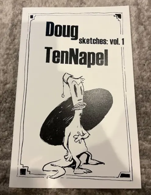 NEW SEALED) Doug TenNapel signed BIGFOOT BILL GN + sketchbook IGG Backer  Perks!