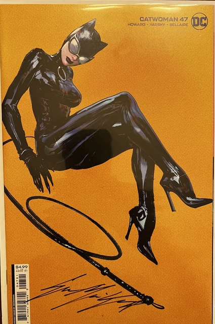 CATWOMAN #47 SOZOMAIKA SIGNED VARIANT COVER B 2022 dc comics bullwhip howard