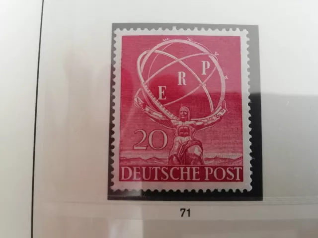 Berlin , 1950 , Mi.Nr. 71 , ERP , postfrisch **