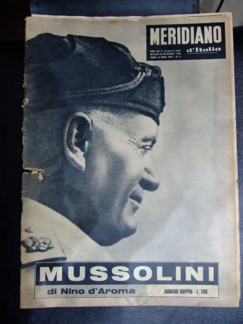 Meridian Italiens Jahrgang XIII n°59 Der 23 Dezember 1958