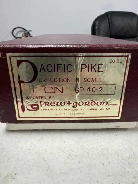 Pacific Pike Perfection In Scale Brass HO CN GP40-2W #9403 DCC & Sound