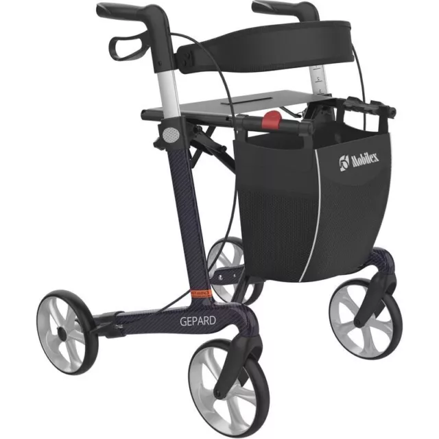 Mobilex Gepard Carbon Lila Schwarz Rollator