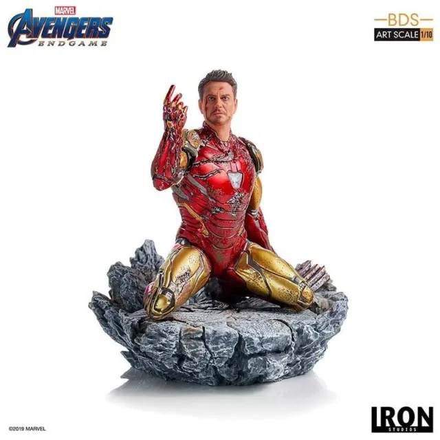 I Am Iron Man Avengers Endgame BDS Art Scale 1/10 Statue Iron Studios