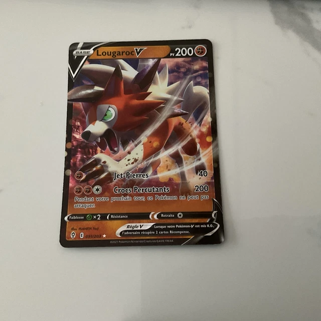 Carte Pokémon Braségali V 020/198 - Double Rare - Rapid Strike - Règne De Glace - Neuve