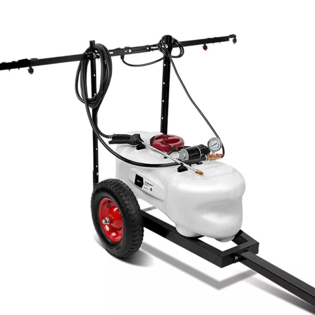 Giantz Weed Sprayer 60L Spot Sprayer ATV w  Trailer Garden Spray 1.5M Boom