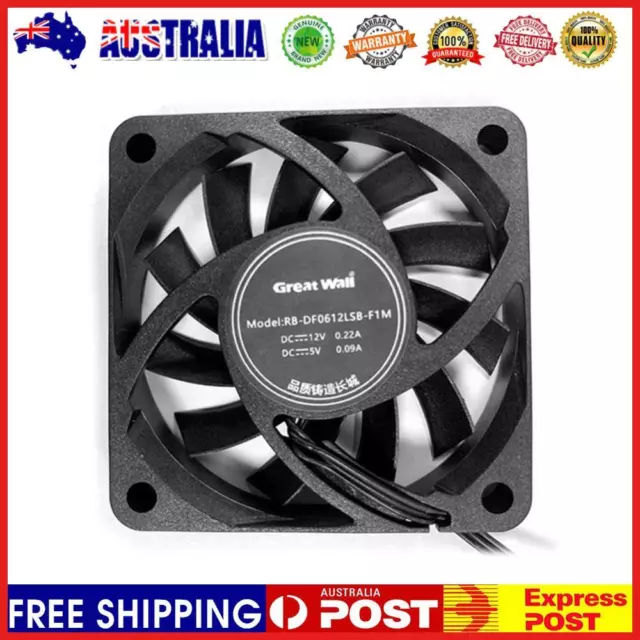 Silent Fan for Computer Cases Chassis Cooling Fan Hydraulic Bearing (6cm)
