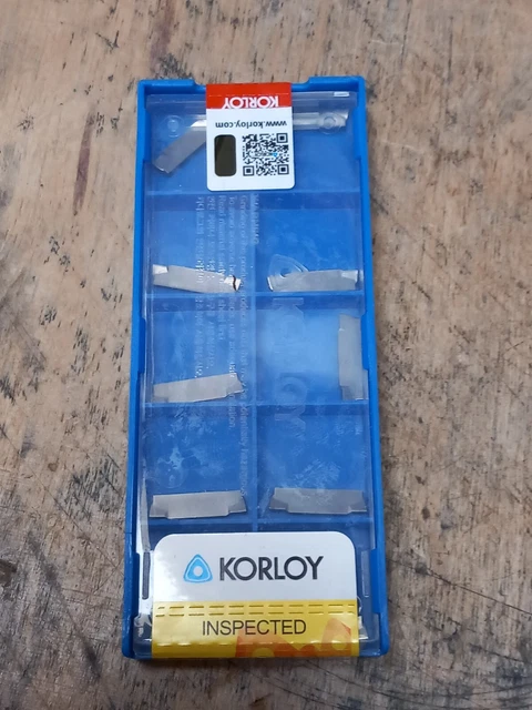 10 Korloy MGMN200-G H01 ALUMINUM