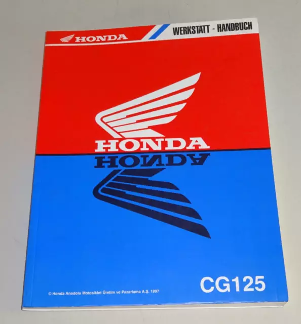 Werkstatthandbuch / Reparaturanleitung - Honda CG 125 - Ausgabe 1997