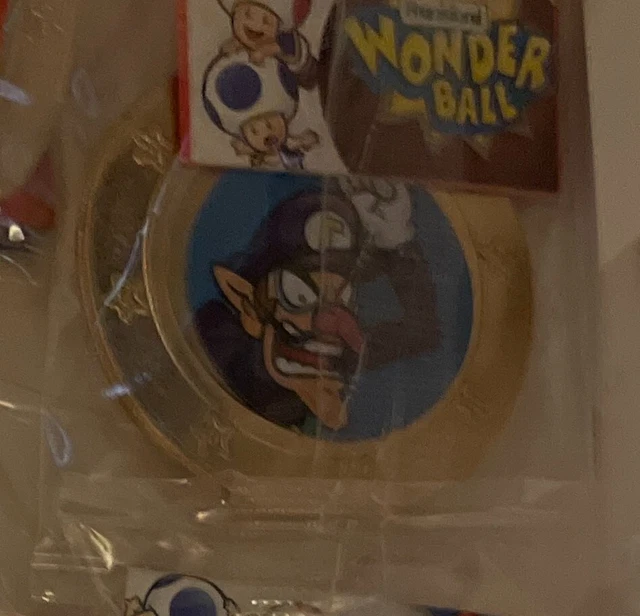 WONDER BALL SUPER Mario Waluigi Coin Unopened Nintendo Rare 2020