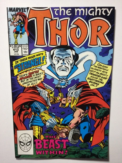 Marvel Comics The Mighty Thor Vol 1. #413 (1990) Vf/Nm Comic