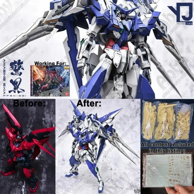 for MG 1/100 Exia Dark Matter RECAST Yu Jiao Land Amazing Exia Conversion Kit