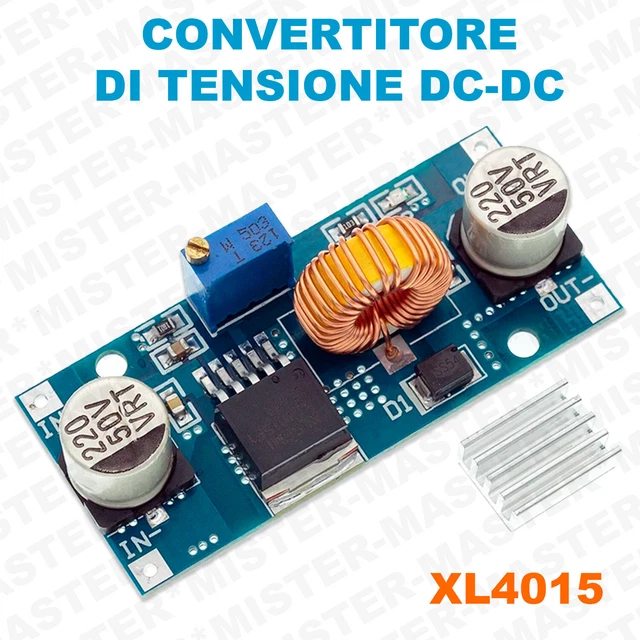 Convertitore Riduttore Di Tensione Dc-Dc Modulo Xl4015 Step Down Converter