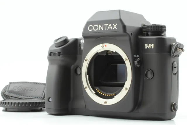 [COMO NUEVA con correa] Cámara fotográfica Contax N1 35 mm SLR cuerpo negro de JAPÓN