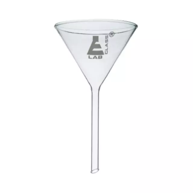 Glass Funnel, High Quality Borosilicate 3.3 Lab Glass | Short Stem | 100mm OD