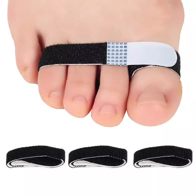 1PC Toe Straightener Broken Toe Corrector Wraps Bandages Hammer Splint Brace SP