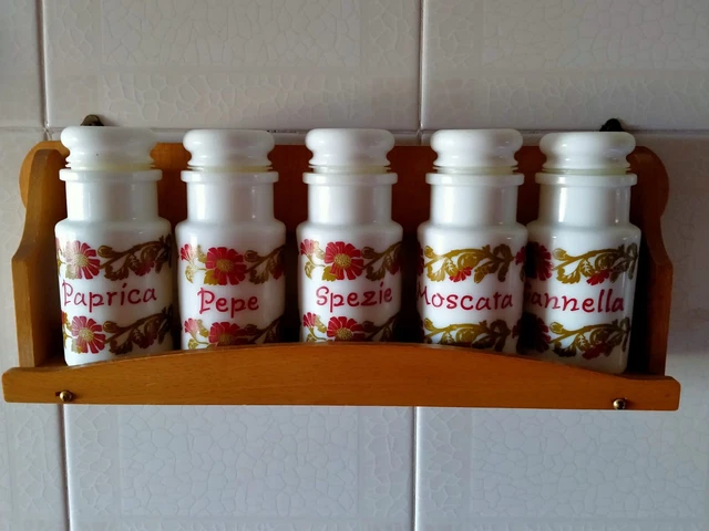 Organizer Magnetico Spezie Per Frigorifero Nero - Scaffale Appendibile Senza Fori