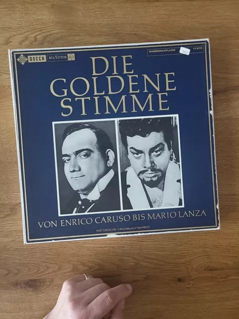 LP Sammlung Die goldene Stimme - von Enrico Caruso bis Mario Lanza