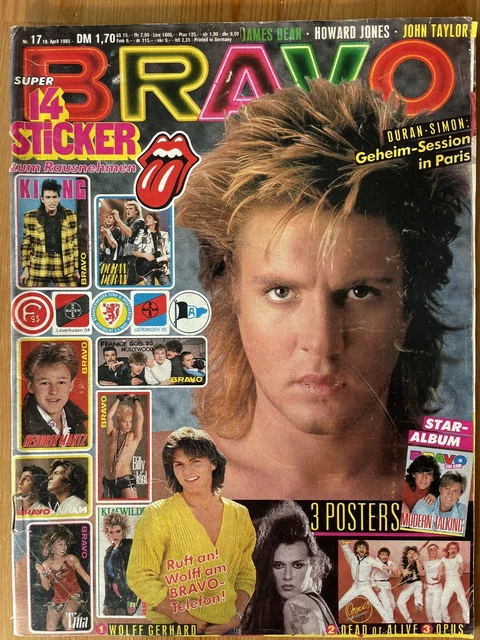 BRAVO-HEFT NR.17/1985 Modern Talking-Dead or Alive-Ralph Macchio Heft Komplett
