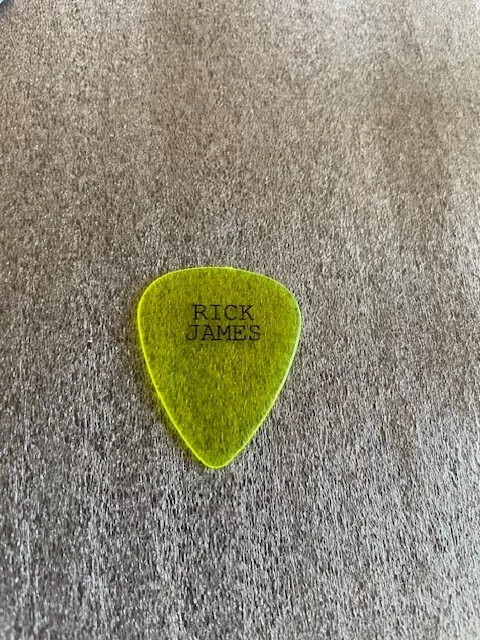 RICK JAMES - guitar pick picks plectrum **VERY RARE**  SALE!!!!!!!