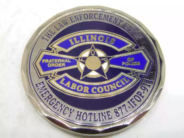 Illinois Labor Council Law Enforcement Union Challenge Coin